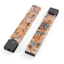 Abstract Wet Paint Orange - Premium Decal Protective Skin-Wrap Sticker compatible with the Juul Labs vaping device