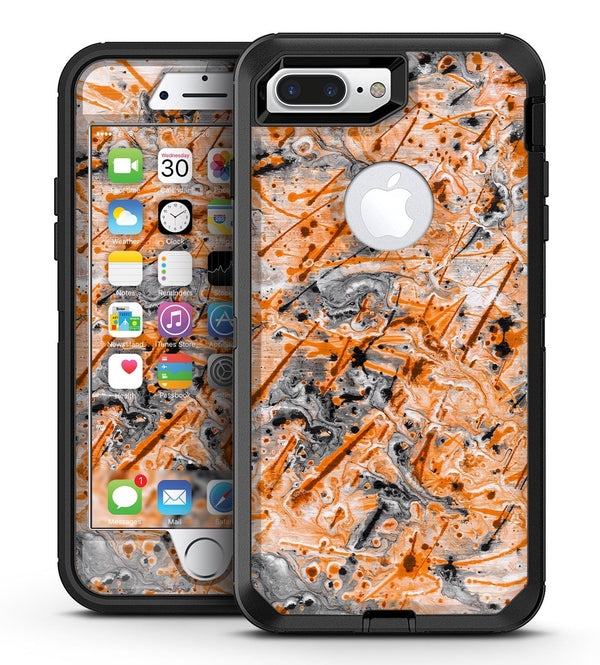 Abstract Wet Paint Orange - iPhone 7 Plus/8 Plus OtterBox Case & Skin Kits