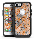 Abstract Wet Paint Orange - iPhone 7 or 8 OtterBox Case & Skin Kits