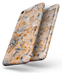 Abstract Wet Paint Orange - Skin-kit for the iPhone 8 or 8 Plus