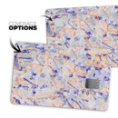 Abstract Wet Paint Pale - Premium Protective Decal Skin-Kit for the Apple Credit Card