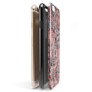 Abstract Wet Paint Pale Pink iPhone 6/6s or 6/6s Plus 2-Piece Hybrid INK-Fuzed Case