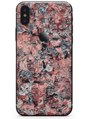Abstract Wet Paint Pale Pink - iPhone X Skin-Kit