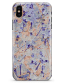 Abstract Wet Paint Pale - iPhone X Clipit Case