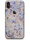 Abstract Wet Paint Pale - iPhone X Skin-Kit