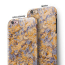 Abstract Wet Paint Pale v4 iPhone 6/6s or 6/6s Plus 2-Piece Hybrid INK-Fuzed Case