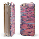 Abstract Wet Paint Pink Sag iPhone 6/6s or 6/6s Plus 2-Piece Hybrid INK-Fuzed Case