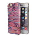 Abstract Wet Paint Pink Sag iPhone 6/6s or 6/6s Plus 2-Piece Hybrid INK-Fuzed Case