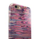 Abstract Wet Paint Pink Sag iPhone 6/6s or 6/6s Plus 2-Piece Hybrid INK-Fuzed Case
