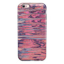 Abstract Wet Paint Pink Sag iPhone 6/6s or 6/6s Plus 2-Piece Hybrid INK-Fuzed Case