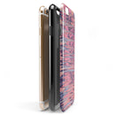 Abstract Wet Paint Pink Sag iPhone 6/6s or 6/6s Plus 2-Piece Hybrid INK-Fuzed Case
