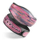 Abstract Wet Paint Pink Sag - Decal Skin Wrap Kit for the Disney Magic Band