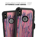 Abstract Wet Paint Pink Sag - Skin Kit for the iPhone OtterBox Cases