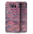 Abstract Wet Paint Pink Sag - Samsung Galaxy S8 Full-Body Skin Kit