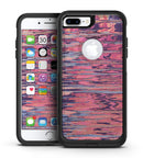 Abstract Wet Paint Pink Sag - iPhone 7 or 7 Plus Commuter Case Skin Kit