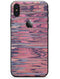 Abstract Wet Paint Pink Sag - iPhone X Skin-Kit