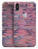 Abstract Wet Paint Pink Sag - iPhone X Skin-Kit