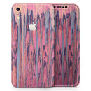 Abstract Wet Paint Pink Sag - Skin-Kit for the Apple iPhone XR, XS MAX, XS/X, 8/8+, 7/7+, 5/5S/SE (All iPhones Available)