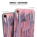 Abstract Wet Paint Pink Sag - Skin-Kit for the Apple iPhone XR, XS MAX, XS/X, 8/8+, 7/7+, 5/5S/SE (All iPhones Available)