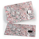 Abstract Wet Paint Pink Swirl - Premium Protective Decal Skin-Kit for the Apple Credit Card