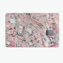 Abstract Wet Paint Pink Swirl - Premium Protective Decal Skin-Kit for the Apple Credit Card