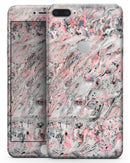 Abstract Wet Paint Pink Swirl - Skin-kit for the iPhone 8 or 8 Plus