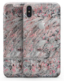 Abstract Wet Paint Pink Swirl - iPhone X Skin-Kit