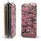 Abstract Wet Paint Pink and Black iPhone 6/6s or 6/6s Plus 2-Piece Hybrid INK-Fuzed Case