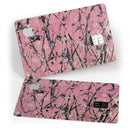 Abstract Wet Paint Pink and Black - Premium Protective Decal Skin-Kit for the Apple Credit Card