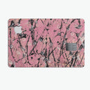 Abstract Wet Paint Pink and Black - Premium Protective Decal Skin-Kit for the Apple Credit Card