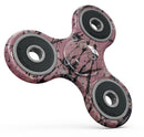 Abstract Wet Paint Pink and Black Full-Body Fidget Spinner Skin-Kit