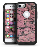 Abstract Wet Paint Pink and Black - iPhone 7 or 7 Plus Commuter Case Skin Kit