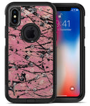 Abstract Wet Paint Pink and Black - iPhone X OtterBox Case & Skin Kits