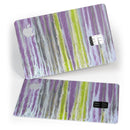 Abstract Wet Paint Purple Sag - Premium Protective Decal Skin-Kit for the Apple Credit Card
