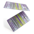 Abstract Wet Paint Purple Sag - Premium Protective Decal Skin-Kit for the Apple Credit Card