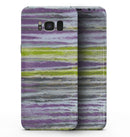 Abstract Wet Paint Purple Sag - Samsung Galaxy S8 Full-Body Skin Kit