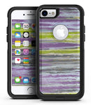 Abstract Wet Paint Purple Sag - iPhone 7 or 7 Plus Commuter Case Skin Kit
