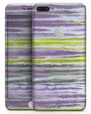 Abstract Wet Paint Purple Sag - Skin-kit for the iPhone 8 or 8 Plus