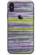 Abstract Wet Paint Purple Sag - iPhone X Skin-Kit