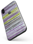 Abstract Wet Paint Purple Sag - iPhone X Skin-Kit