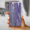 Abstract Wet Paint Purple v3 iPhone 6/6s or 6/6s Plus 2-Piece Hybrid INK-Fuzed Case