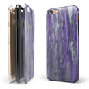 Abstract Wet Paint Purple v3 iPhone 6/6s or 6/6s Plus 2-Piece Hybrid INK-Fuzed Case