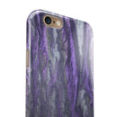 Abstract Wet Paint Purple v3 iPhone 6/6s or 6/6s Plus 2-Piece Hybrid INK-Fuzed Case