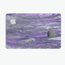 Abstract Wet Paint Purple v3 - Premium Protective Decal Skin-Kit for the Apple Credit Card