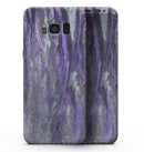 Abstract Wet Paint Purple v3 - Samsung Galaxy S8 Full-Body Skin Kit