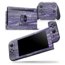 Abstract Wet Paint Purple v3 - Vinyl Skin Wrap for Nintendo Switch 2, OLED, Lite, Pro Controller, Wii & Classic Handhelds