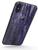 Abstract Wet Paint Purple v3 - iPhone X Skin-Kit
