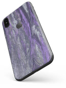 Abstract Wet Paint Purple v3 - iPhone X Skin-Kit
