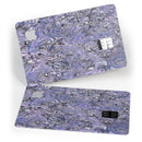 Abstract Wet Paint Purples v3 - Premium Protective Decal Skin-Kit for the Apple Credit Card