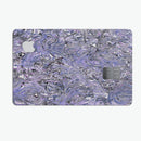 Abstract Wet Paint Purples v3 - Premium Protective Decal Skin-Kit for the Apple Credit Card